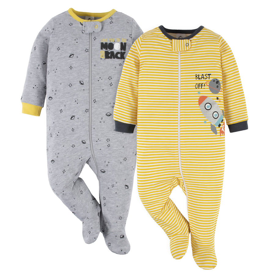 2-Pack Baby Boys Blast Off Sleep 'N Plays-Gerber Childrenswear