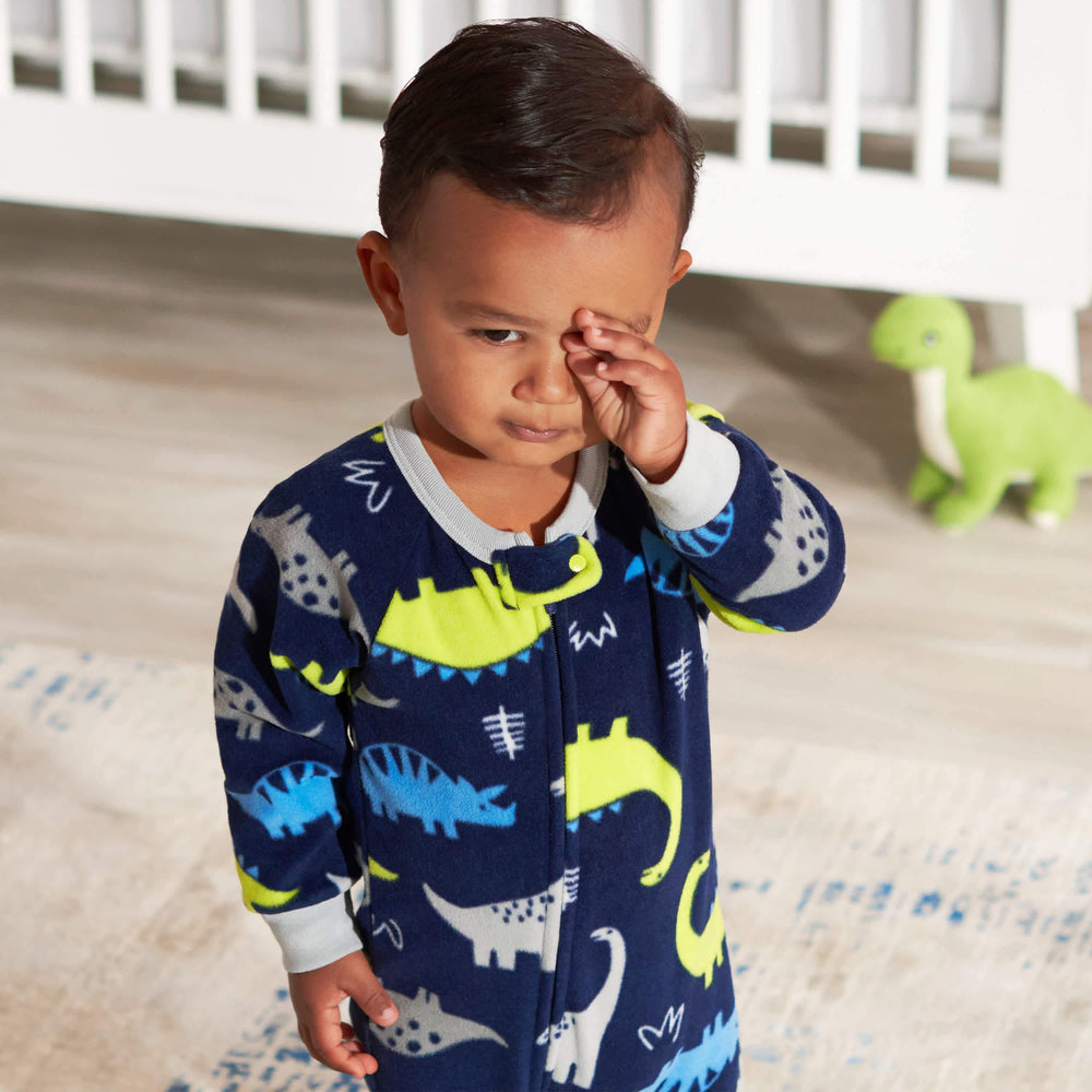 2-Pack Baby & Toddler Boys Dinos Fleece Pajamas-Gerber Childrenswear